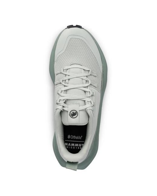Mammut Gray Aenergy Hike Low Pull-Tab Sneakers