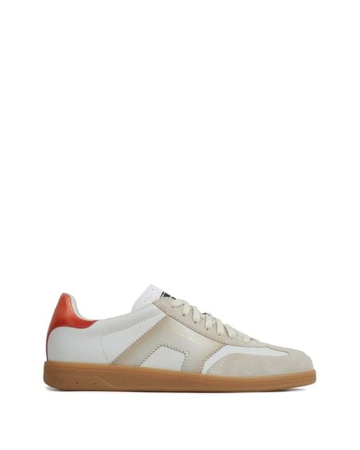 Santoni White Dbs Oly Sneakers for men