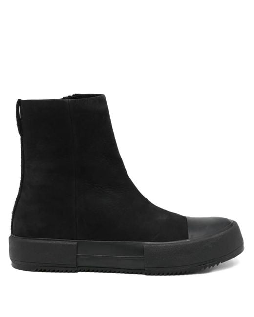 DEVOA Black Cow Nuback Boots for men