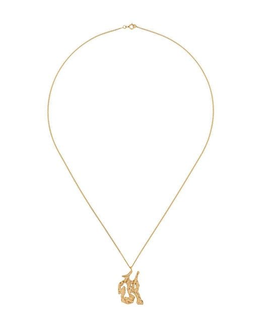 Loveness Lee White Snake Chinese Zodiac Necklace