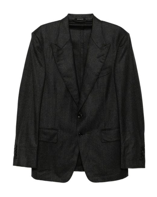 Tom Ford Black Shelton Blazer for men