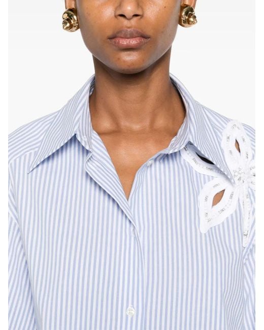 Sandro Blue Striped Shirt