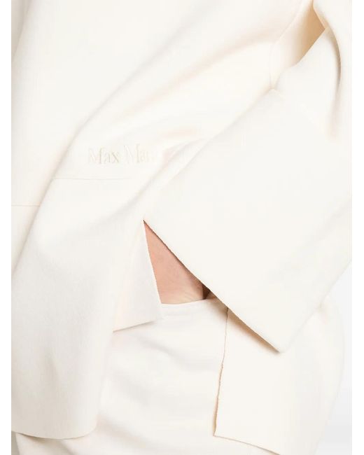 Max Mara White Long-Sleeve Polo Top