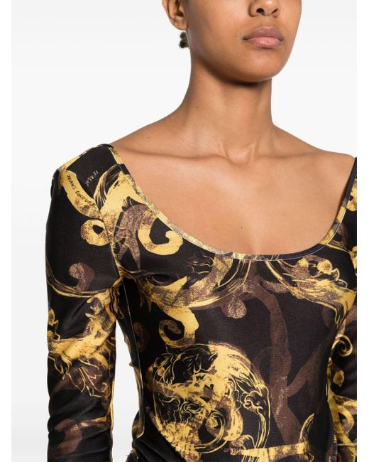 Body Watercolour Couture di Versace in Black