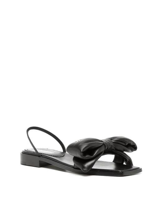 DSquared² Multicolor Leather Bow Sandals