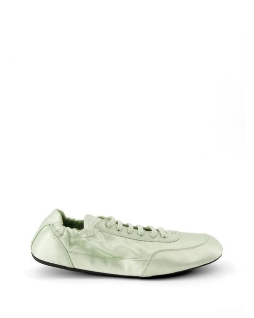 Prada White Low Top Sneakers