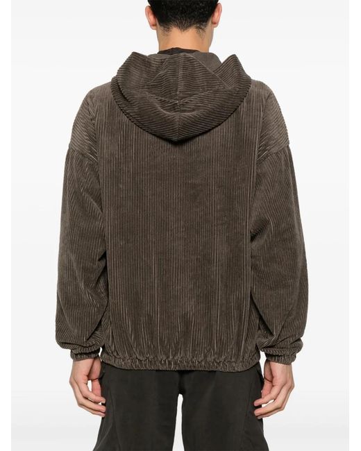 Transit Brown Corduroy Reversible Jacket for men