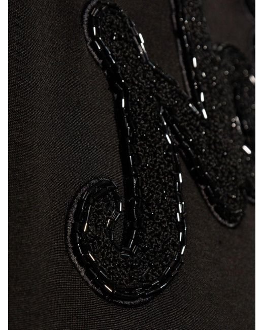 T-shirt orné de perles à manches courtes Emporio Armani pour homme en coloris Black