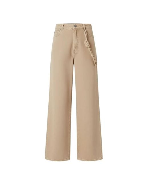 Pinko Natural Jeans With Jewel Cord