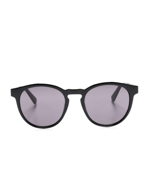 Calvin Klein Black Round-frame Tinted Sunglasses for men