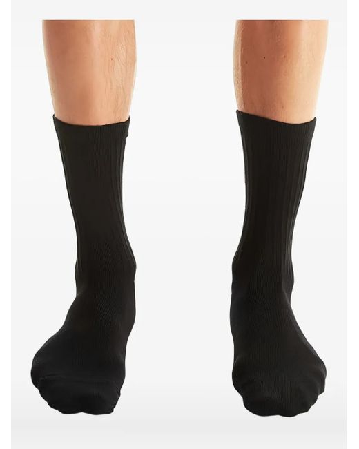 On Shoes Black Logo-Intarsia Socks (Pack Of Three) for men