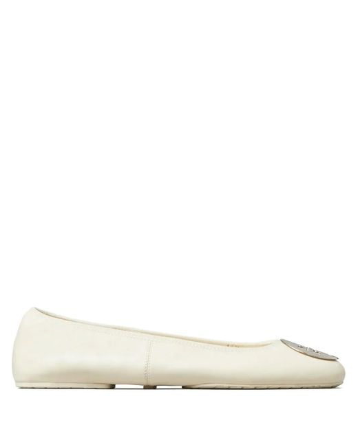 Tory Burch Natural Reva Travel Ballet