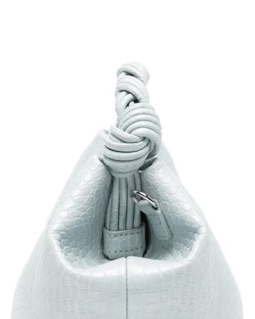 Ganni Blue Mini Bou Tote Bag