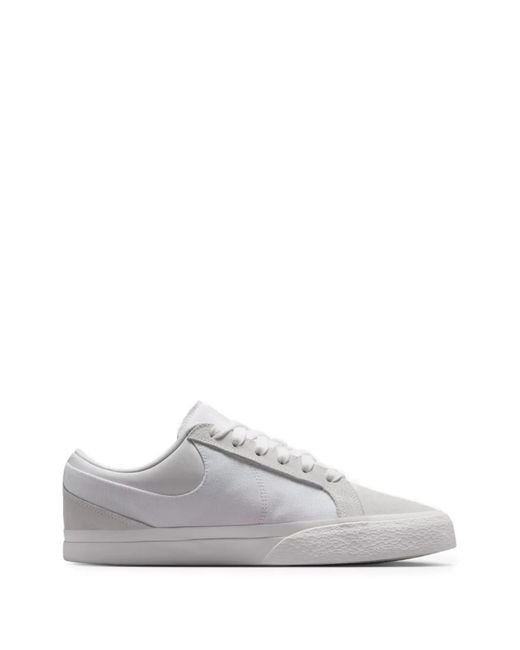 Nike White Blazy Panelled Sneakers for men