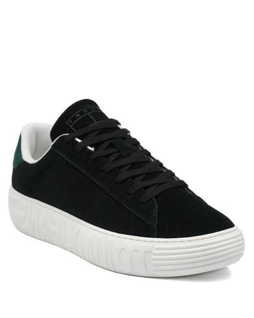 Zapatillas con tiras autoadherente Tommy Hilfiger de hombre de color Black