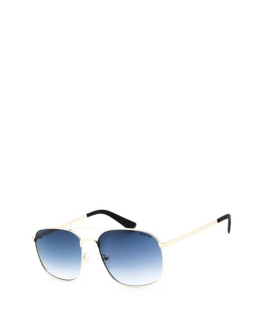 Kenneth Cole Blue Double-Bridge Sunglasses for men
