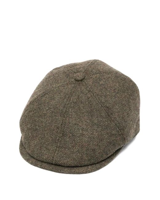 Barbour Baker Boy Mütze in Gray für Herren