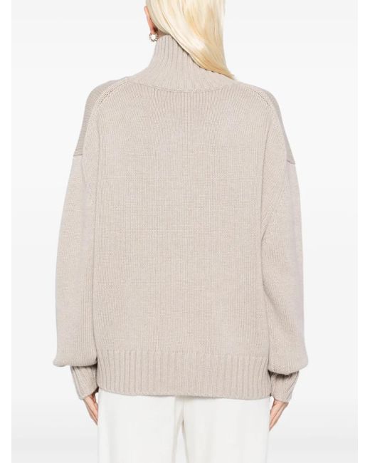 Almada Label White Nola Sweater