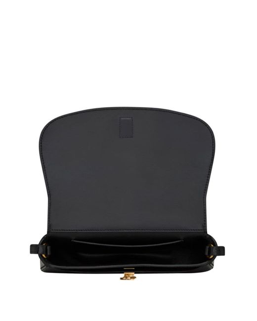 Saint Laurent Black Mini Leather Voltaire Shoulder Bag