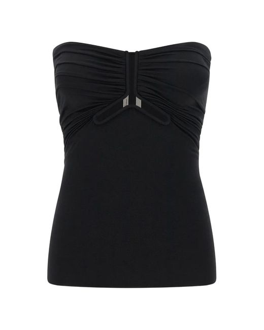 Rick Owens Black Alannah Prong Bustier
