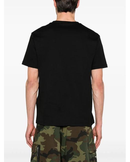 Camiseta con logo estampado Gcds de hombre de color Black