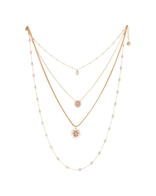 Anton Heunis White Thalasse Crystal-Embellished Necklace