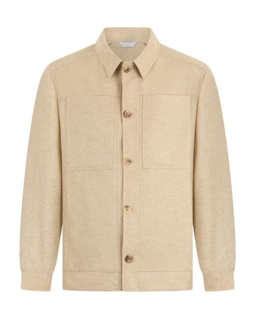 Boglioli Natural Patch-Pocket Jacket for men
