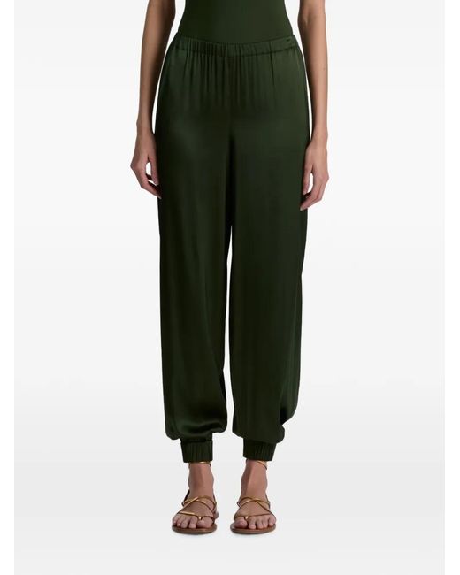 Alice + Olivia Green Declan Elasticated Trousers