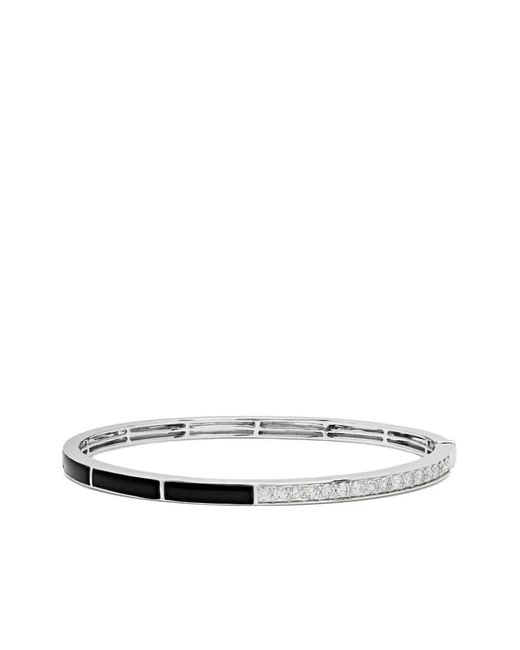 Jewels Aficionado White 18K Onyx And Diamond Bracelet
