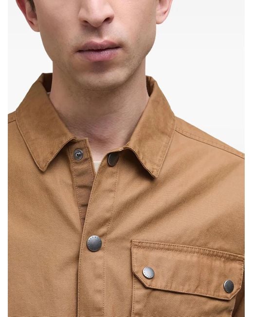 Barbour Hemdjacke mit Tasche in Brown für Herren