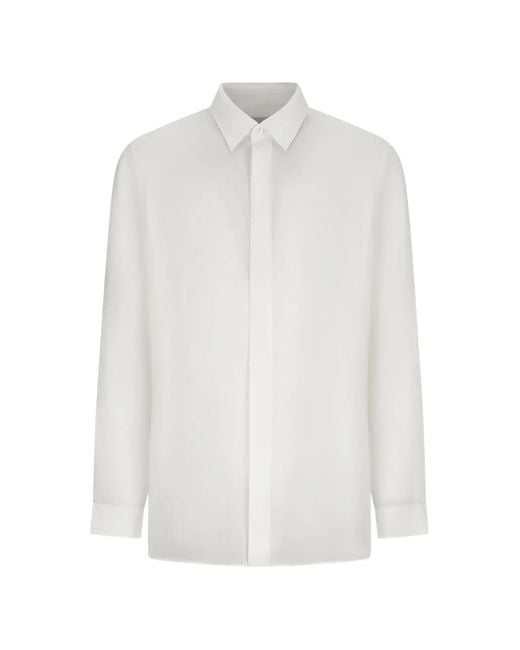 Lardini White Long-Sleeve Shirt for men