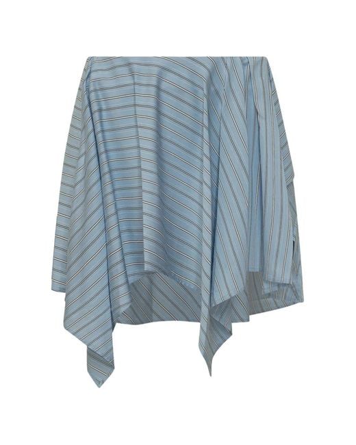 IRO Utalia Gestreepte Rok in het Blue