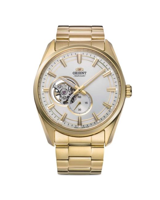 Orient Metallic Stretto Semi Skeleton.8Mm Watch for men