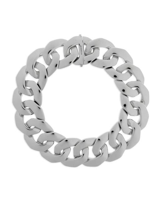 Givenchy White Chunky-Chain Necklace