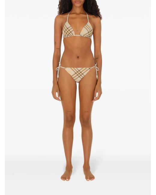 Fondo costume da bagno di Burberry in Natural