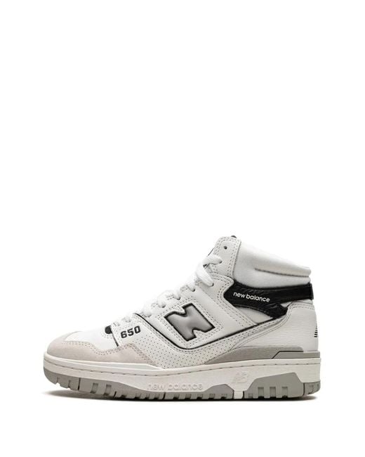 New Balance White 650 Scarpe Lifestyle