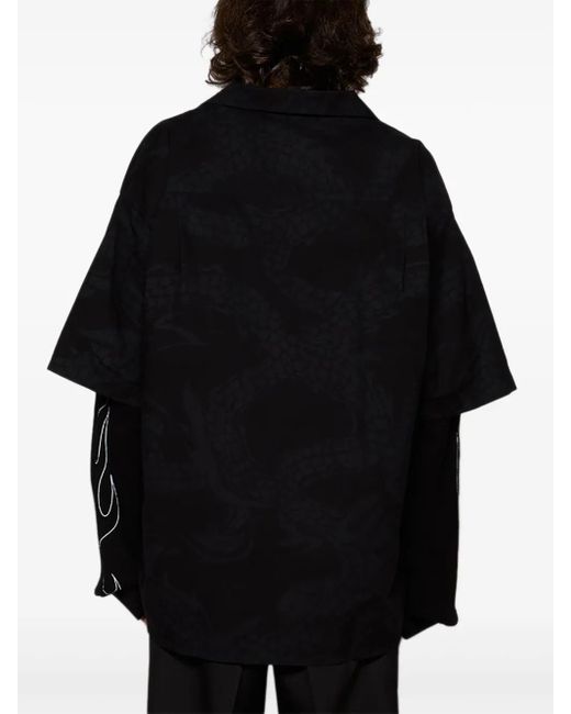 Givenchy Black Chinese New Year Shirt for men