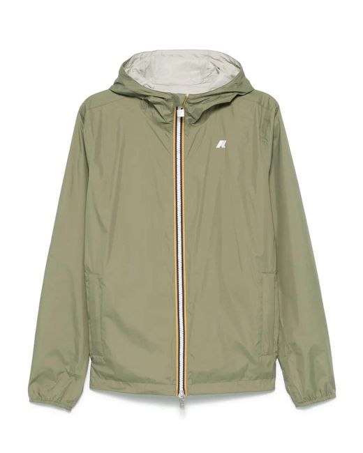 K-Way Green Jake Plus Jacket for men