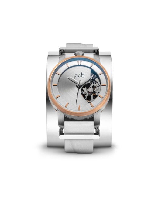 Reloj R360 Aura Cuff de 36 mm Fob Paris de color Gray