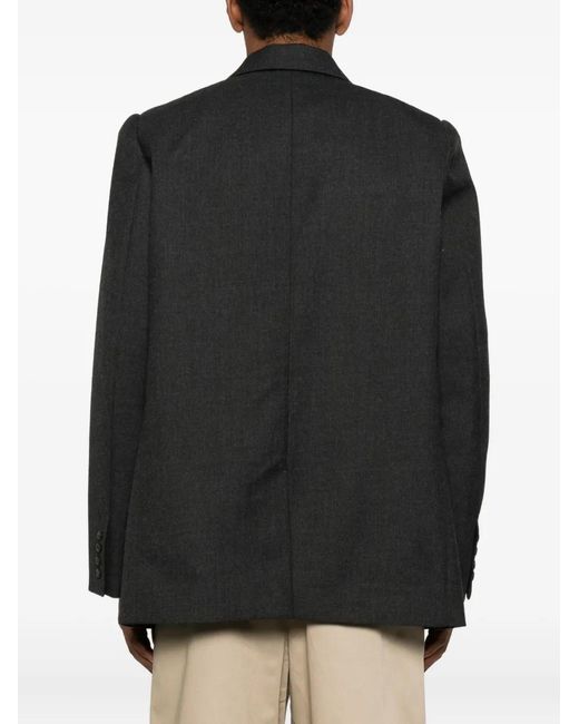 Willy Chavarria Black Chuco Oversized Blazer for men