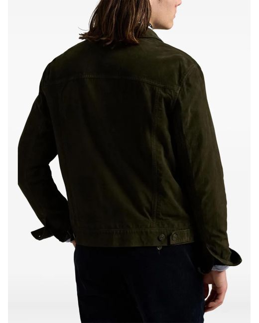 メンズ Polo Ralph Lauren スエード ジャケット Green