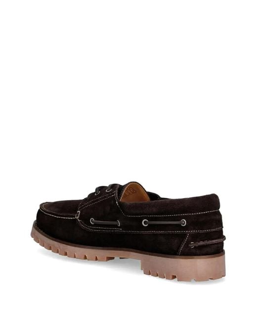 Gant Black Suede Boat Shoes for men