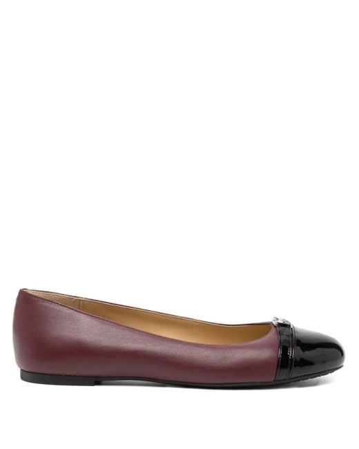 Michael Kors Brown Mandy Ballet Flats
