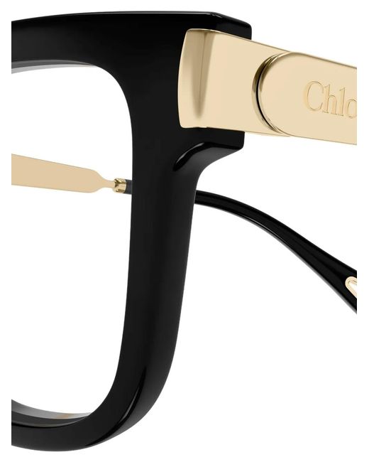 Chloé Black Square-Frame Glasses