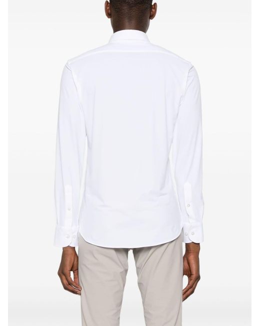 Chemise à motif monogrammé en jacquard Rrd pour homme en coloris White