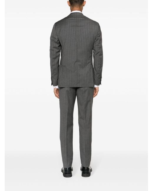 Lardini Einreihiger Anzug mit Nadelstreifen in Gray für Herren