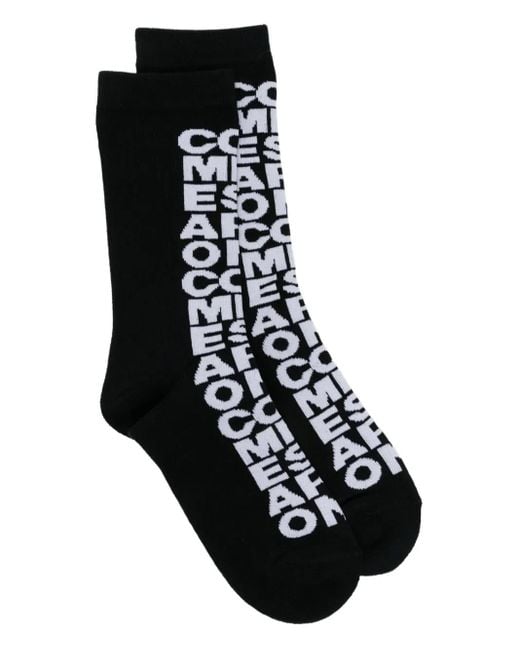 Comme des Garçons Black Logo-Motif Socks