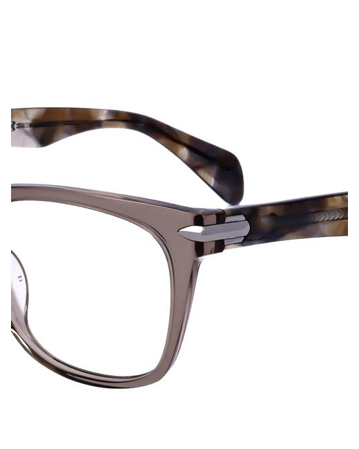 Rag & Bone Metallic Tortoiseshell-Effect Square-Frame Glasses for men