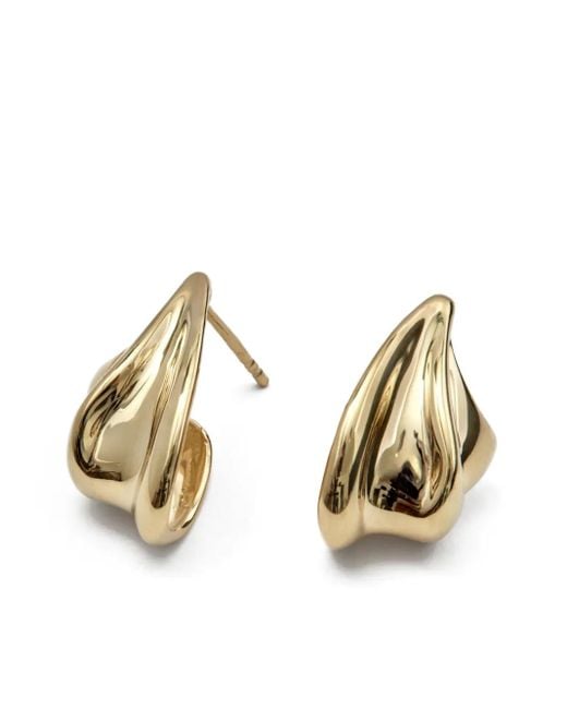 Otiumberg Metallic Wave Earrings