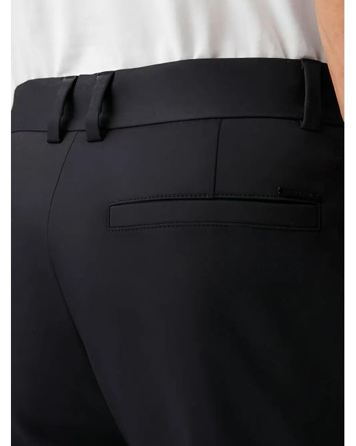 ALPHATAURI Black Cropped Tailored Trousers for men